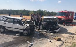 Uşak Deri Karma Organize Sanayi Bölgesi Yakınlarında Trafik Kazası: 1 ölü, 1 Yaralı