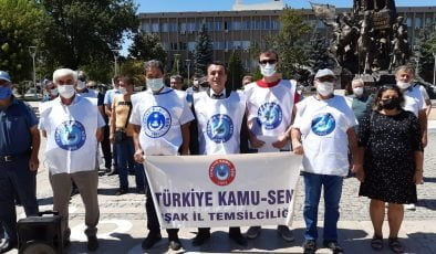 Türkiye Kamu Sen Uşak İl Temsilciliği Bir Basın Açıklaması Yaptı