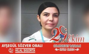 Ayeşğül sözver obalı, 29 Ekim Cumhuriyet Bayramı münasebetiyle bir mesaj yayınladı - ayesgul sozver obali 29 ekim cumhuriyet bayrami munasebetiyle bir mesaj yayinladi