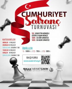 CUMHURİYET SATRANÇ TURNUVASI BAŞLIYOR - cumhuriyet satranc turnuvasi basliyor