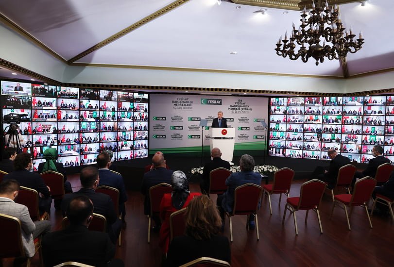 Cumhurbaşkanı Erdoğan, Yeşilay Danışmanlık Merkezleri Ortak Açılış Töreni'ne katıldı