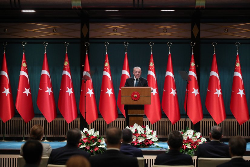 Cumhurbaşkanı Recep Tayyip Erdoğan, Kabinesi Toplantısı’nın Ardından Basın Açıklaması Yaptı. - 2021 11 08 kabine 13