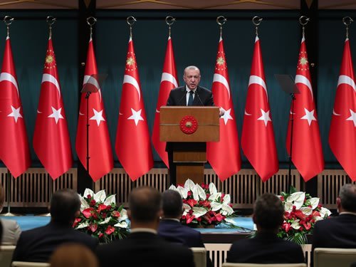 Cumhurbaşkanı Recep Tayyip Erdoğan,  Kabinesi Toplantısı’nın Ardından Basın Açıklaması Yaptı.