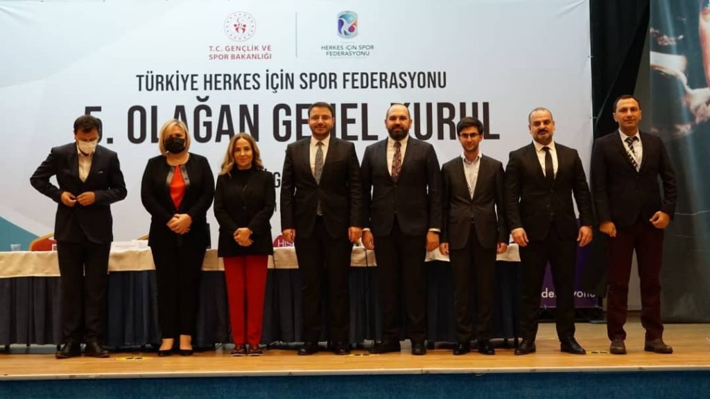 Türkiye Herkes İçin Spor Federasyonu’nda Yasin Bölükbaşı güven tazeledi 