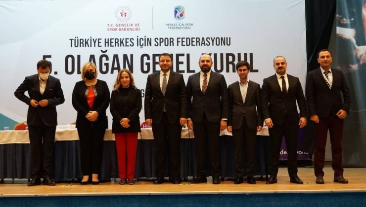 Türkiye Herkes İçin Spor Federasyonu’nda Yasin Bölükbaşı Güven Tazeledi