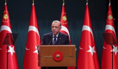 Cumhurbaşkanı Erdoğan,Cumhurbaşkanlığı Kabinesi Toplantısı’nın ardından yaptığı açıklamada,
