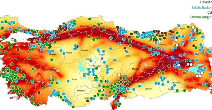 AFAD Türkiye’nin Afet Risk Haritasını Çıkardı