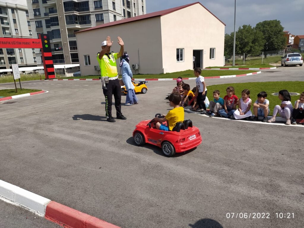 Uşak Çocuk Trafik Eğitim Parkında