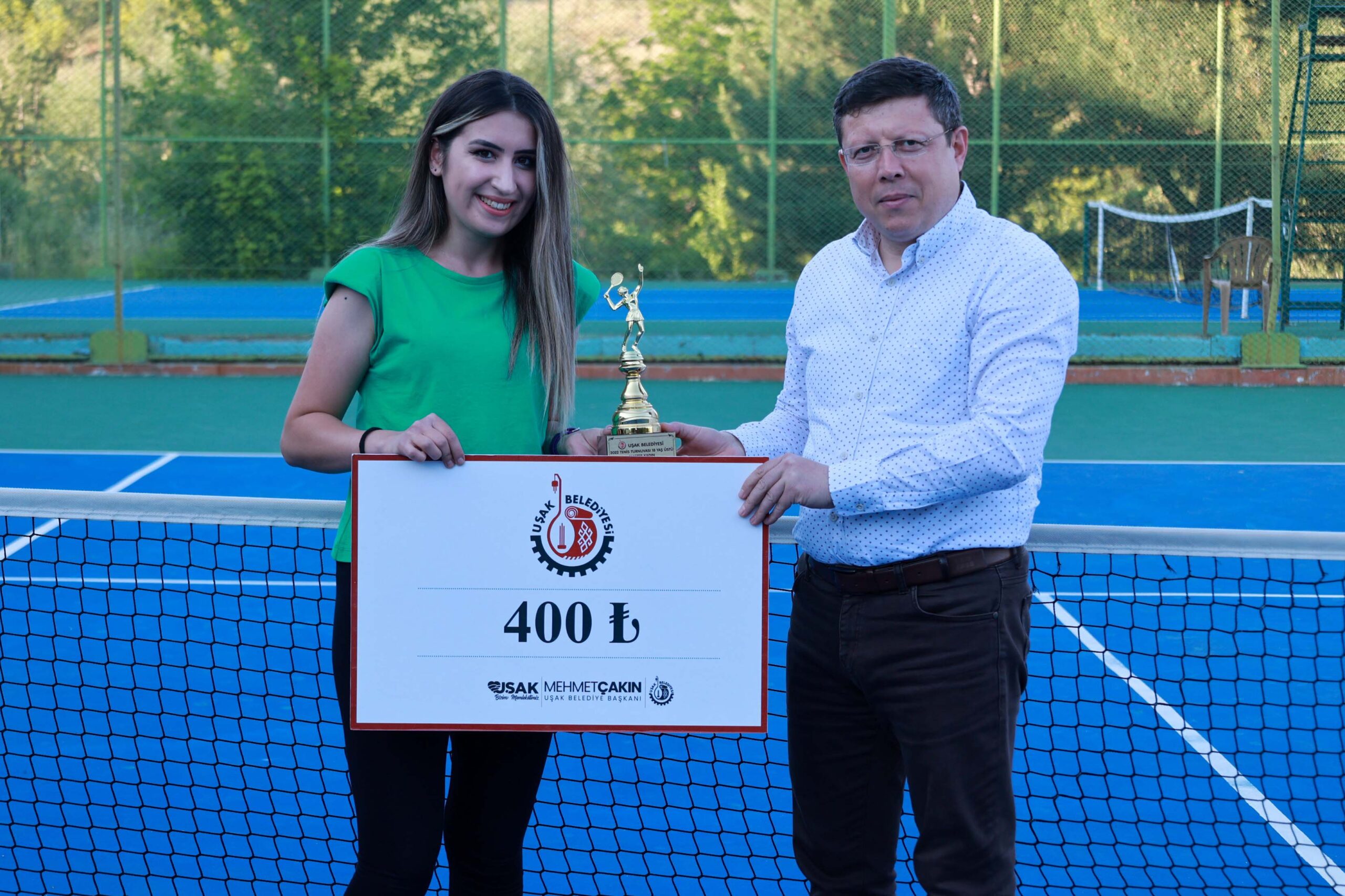 Uşak Belediyesi Tarafından Her Yıl Düzenli Olarak Yapılan Geleneksel Tenis Turnuvalarının Onuncusu Gerçekleşti