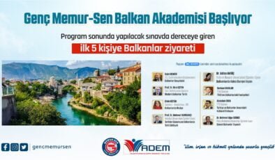 Genç Memur-Sen Balkan Akademisi Başlıyor…