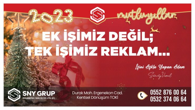 SNY Reklam Yılbaşı Kutlama Mesajı