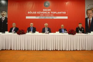 SEÇİM BÖLGE GÜVENLİK TOPLANTILARININ YEDİNCİSİ İZMİR’DE YAPILDI - secim bolge guvenlik toplantilarinin yedincisi izmire28099de yapildi