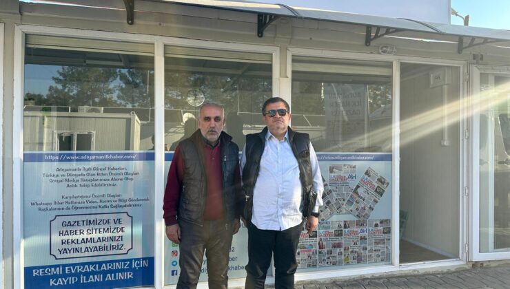 AK Parti Adıyaman Belediye Başkan Aday Adayı Salıcı’dan Gazetemize Ziyaret