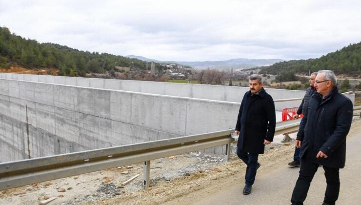 Uşak Valisi Dr. Turan Ergün, Sorkun Göleti’nde İncelemelerde Bulundu