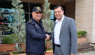 Uşak Belediye Başkanı Mehmet Çakın, İl Emniyet Müdürlüğü’nü Ziyaret Etti