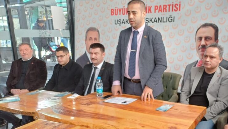 Büyük Birlik Partisi Uşak Belediye Başkan Adayı Mehmet Kahveci 64 Proje Tanıttı: “Uşak İçin Uşak Projesi” Öne Çıkıyor