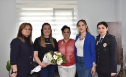 Uşak’ta Polis Eşleri Derneği Başkanı Şehit Ailelerini Ziyaret Etti