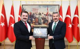 Vali Dr. Turan Ergün, İçişleri Bakanlığı GAMER Başkanı Levent Yazıcı ve Ekibini Makamında Kabul Etti
