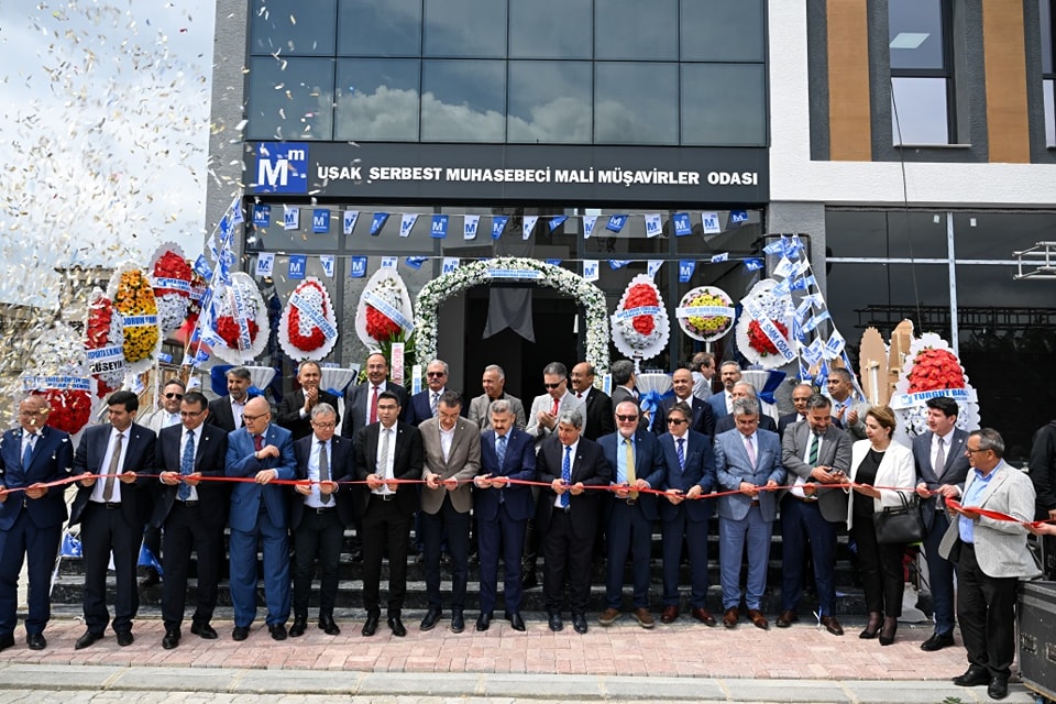 Uşak Serbest Muhasebeci Mali Müşavirler Odası Yeni Hizmet Binası Açıldı