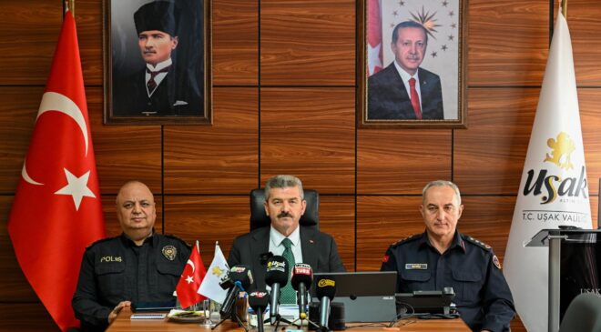 Vali Dr. Turan Ergün, Nisan Ayı Asayiş ve Güvenlik Değerlendirme Toplantısı Yaptı