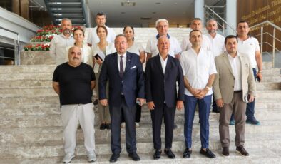 Uşak Belediye Başkanı Özkan Yalım, Belediye Başkan Yardımcıları ile Uşak Organize Sanayi Bölgesi Yetkililerini Ziyaret Etti