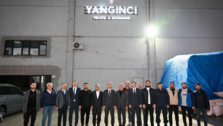 Uşak Valisi Dr. Naci Aktaş’tan Yangıncı Tekstil Fabrikası Ziyareti: Üretim Süreçlerine Yerinde İnceleme