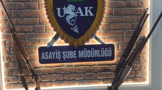 Uşak’ta Sosyal Medya Üzerinden Korku Yayan Silah Paylaşımlarına Yönelik Operasyon: 7 Gözaltı