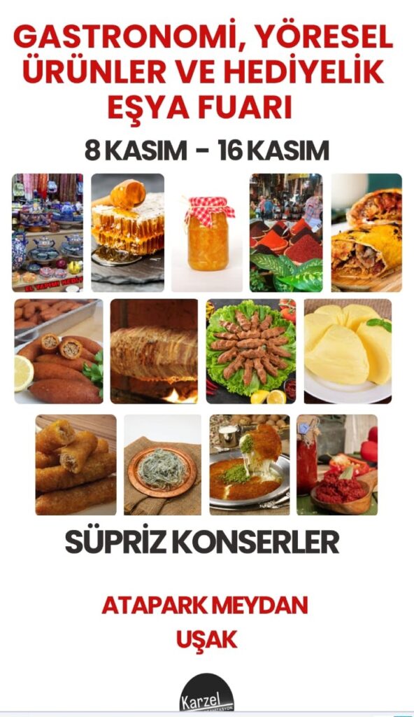 Uşak'ta Karzel Organizasyon Tarafından Düzenlenen Tekstil, Hediyelik Eşya ve Gastronomi Fuarı Başladı - 8b72be4a f565 4ba9 b676 24419cbcfe05 1