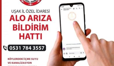 Uşak İl Özel İdaresi Duyurusu: İçme Suyu ve Kanalizasyon Şebeke Arızaları İçin İletişim Bilgisi