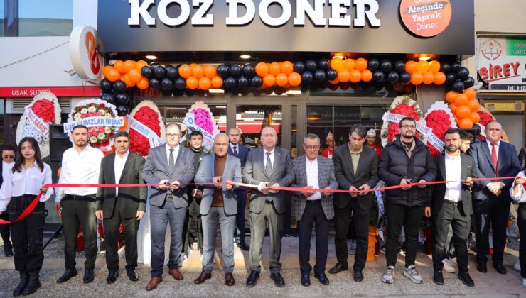 Uşak’ta Köz Döner Hizmete Açıldı