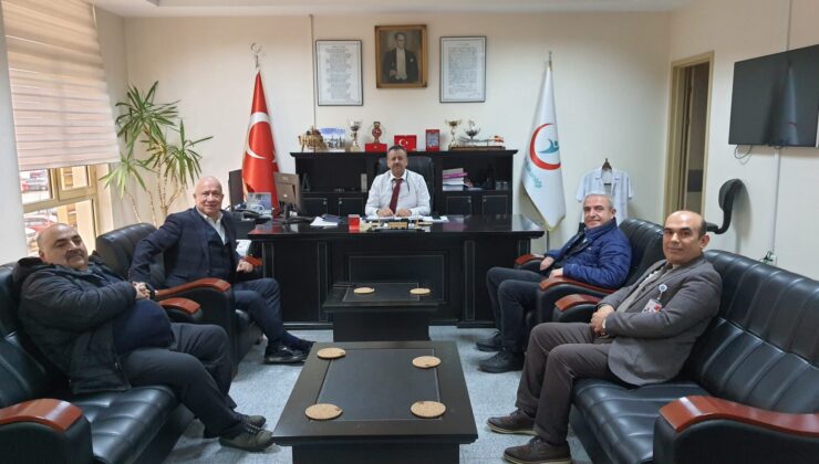 Uşak OSB Yönetim Kurulu’ndan Uşak Eğitim ve Araştırma Hastanesi Başhekimine Ziyaret