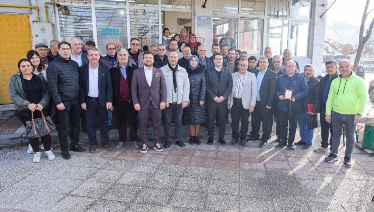 Uşak Esnaf ve Sanatkârlar Odaları Birliği Heyetinden Esnafa Ziyaret