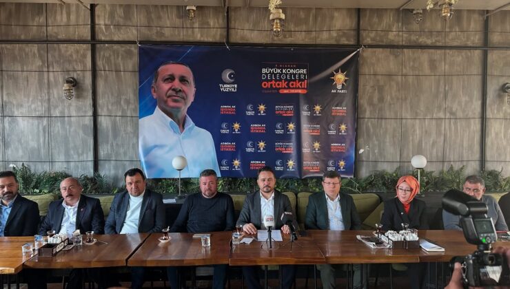 AK Parti Uşak İl Başkanlığı, Büyük Kongre Delegeleri Ortak Akıl Basın Toplantısını Gerçekleştirdi