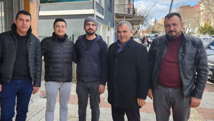 AK Parti Uşak Merkez İlçe Teşkilatı Esnaf Ziyaretlerini Sürdürdü