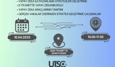 Uşak Ticaret ve Sanayi Odası’ndan İş Dünyasına Yapay Zeka Odaklı Eğitim Etkinliği