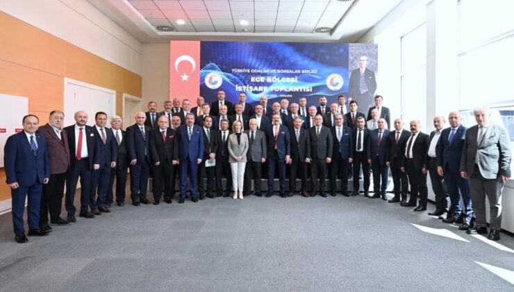 UTSO Yönetim Kurulu Başkanı S. Selim Kandemir, TOBB Ege Bölge İstişare Toplantısına Katıldı