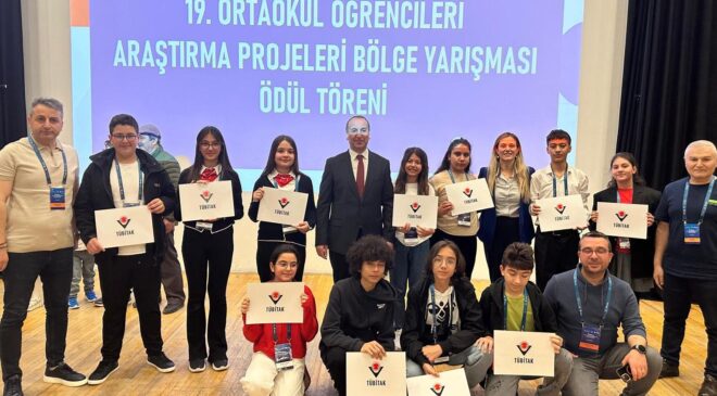 TÜBİTAK 2204-B Ortaokul Öğrencileri Araştırma Projeleri Yarışması’na Büyük Başarı