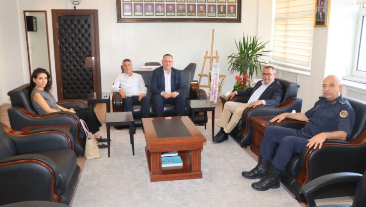 Uşak Esnaf ve Sanatkârlar Odaları Birliği’nden İl Jandarma Komutanı’na Ziyaret