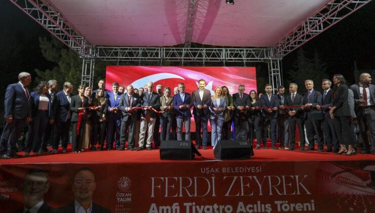 CHP Genel Başkanı Özgür Özel, Uşak’ta Ferdi Zeyrek Amfi Salonu’nun Açılışına Katıldı