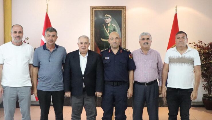 Uşak Deri Karma OSB Yönetiminden İl Jandarma Komutanına Ziyaret