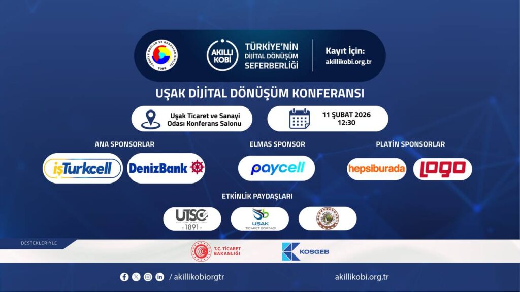 İş Dünyası Uşak’ta Dijital Dönüşüm Konferansında Buluşuyor - 495b0cab 44b2 48fc b7c7 6b87dfce5438 1