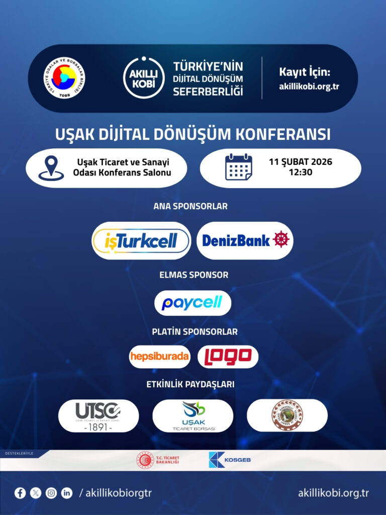 İş Dünyası Uşak’ta Dijital Dönüşüm Konferansında Buluşuyor - b6fa548d 110d 4fab be57 939647d2a64d 1