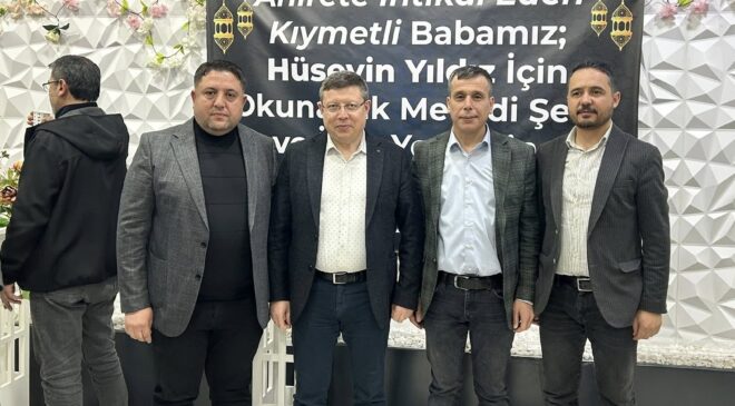Hüseyin Yıldız Anısına Mevlit ve İftar Programı Düzenlendi