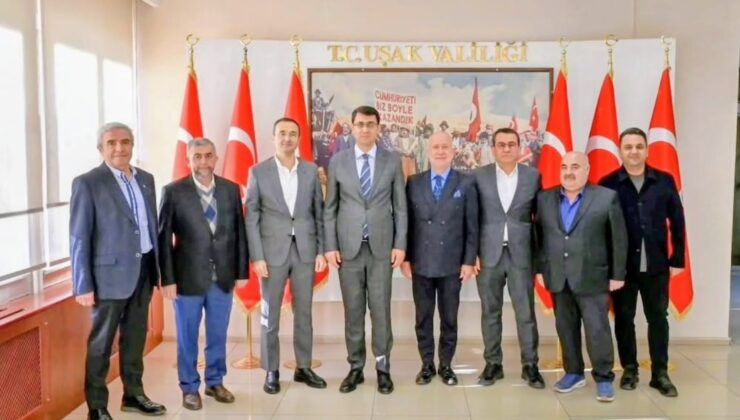 Uşak OSB Yönetiminden Vali Serdar Kartal’a Hayırlı Olsun Ziyareti