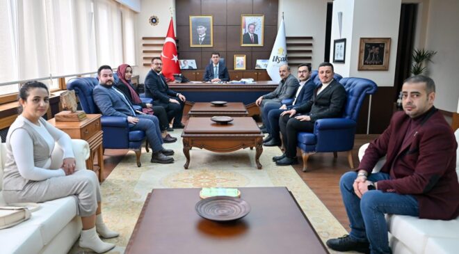 Anahtar Parti, Uşak İl Başkanlığından Serdar Kartal’a Hayırlı Olsun Ziyareti