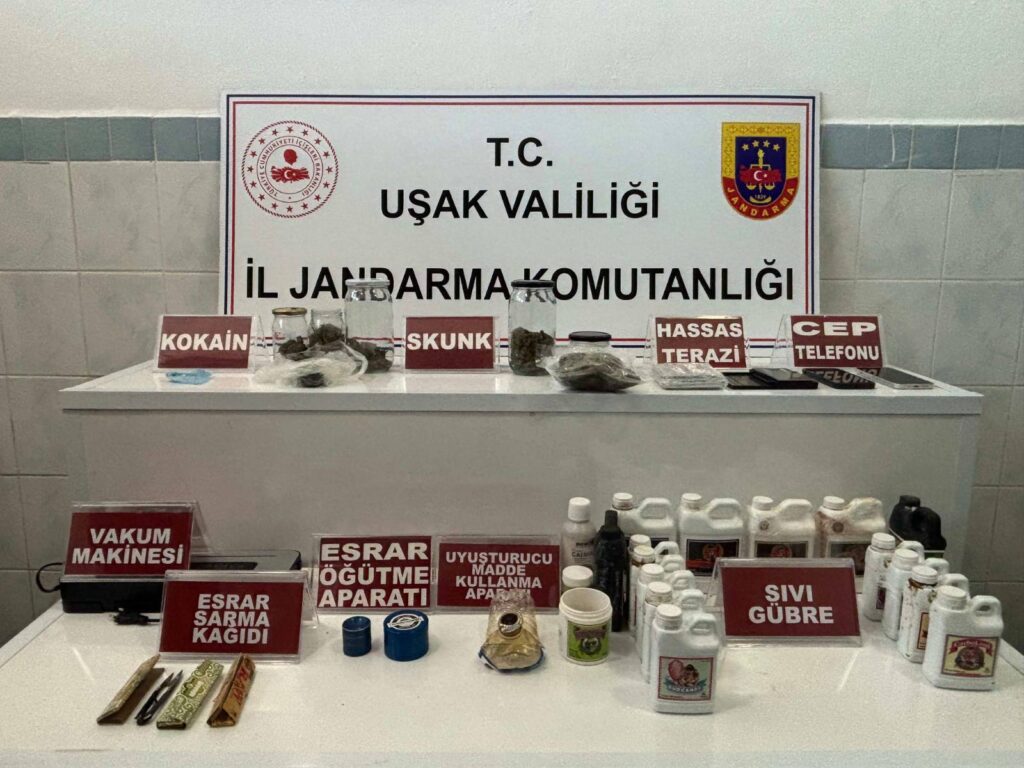 Uşak’ta Skunk Ekimi ve Uyuşturucu Ticareti Operasyonu: İki Kişi Tutuklandı - 6b72409e 141b 4d5b 89a4 0e04dbc69594