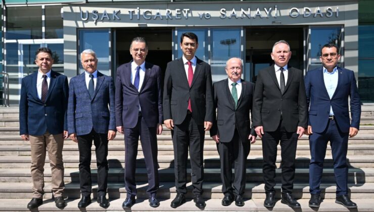 Uşak Valisi Sayın Serdar Kartal, Uşak Ticaret ve Sanayi Odası’nı Ziyaret Etti