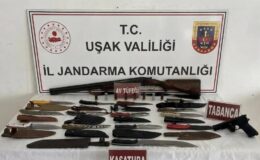 Uşak’ta Kaçakçılığa Darbe: 5 Şüpheliye Ait Adreslerde Uyuşturucu ve Silah Ele Geçirildi