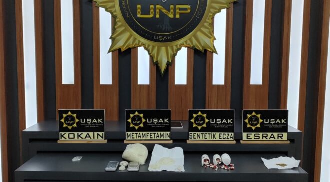 Uşak’ta Uyuşturucuya Geçit Yok: Eş Zamanlı Operasyonlarda Yüklü Miktarda Madde ve 8 Tutuklama