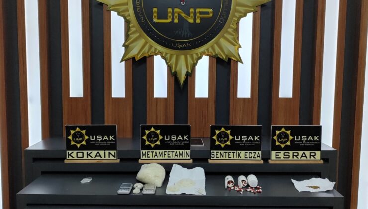 Uşak’ta Uyuşturucuya Geçit Yok: Eş Zamanlı Operasyonlarda Yüklü Miktarda Madde ve 8 Tutuklama